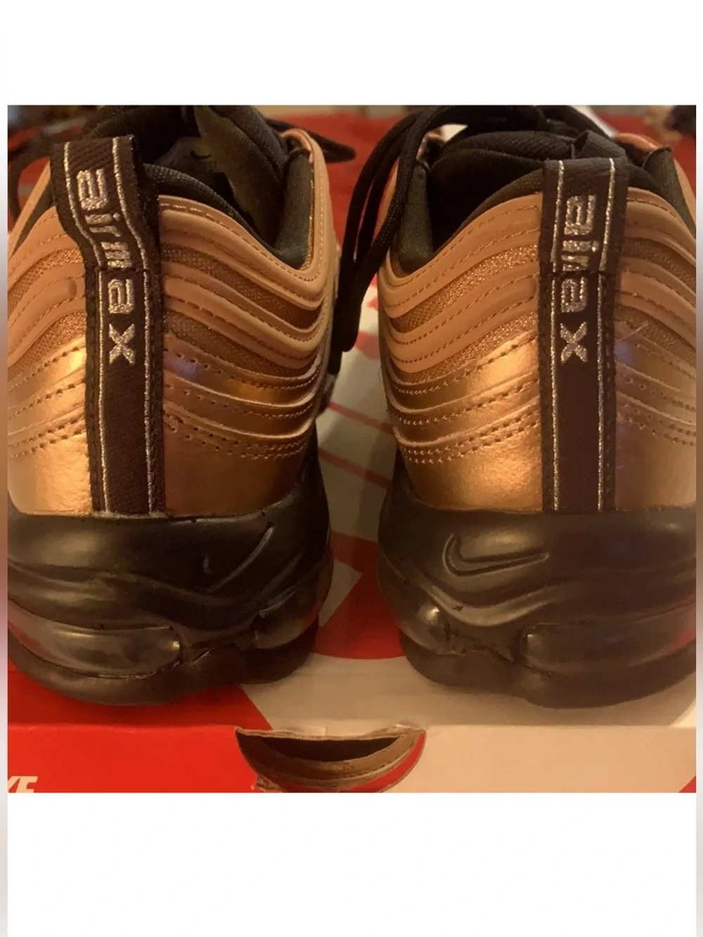 Nike Air Max 97 Women's Sneakers — Bronze/Black